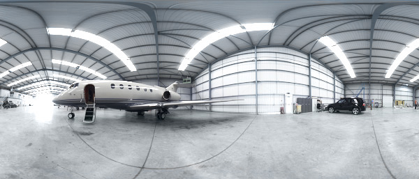HDRI to create photo-realistic lighting of the X5