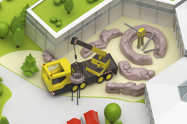 Playmobil - 3d model crane truck