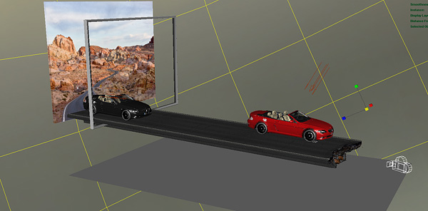 3d scenery of the road